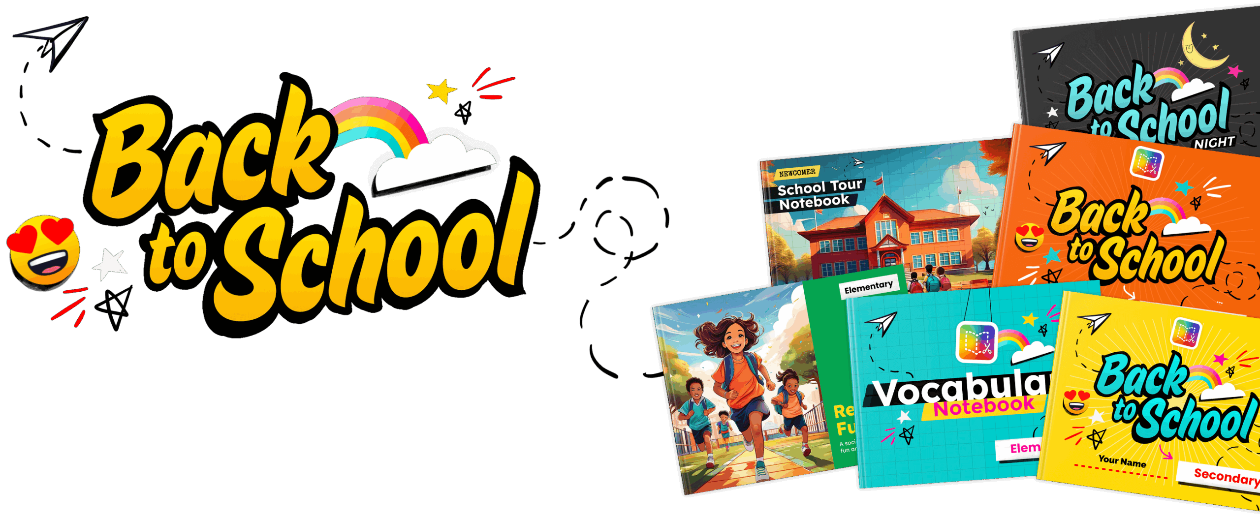 Back to School with Book Creator campaign graphic